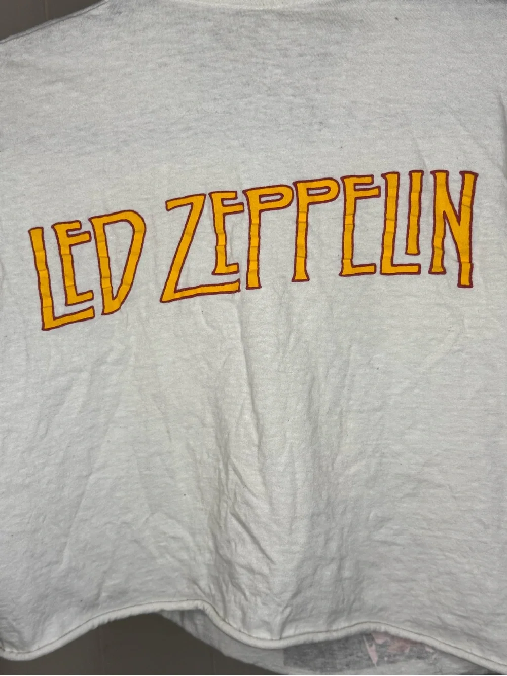 Rare Authentic 1985 Jimmy Page & Led Zeppelin Vintage Band Tee - Picture 5 of 5